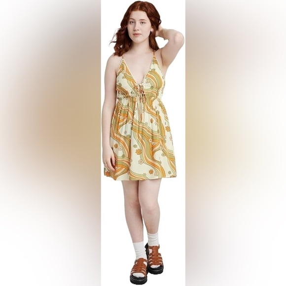 Wild Fable Women's Sleeveless Triangle Cup Fit Flare Dress Size L - Picture 14 of 14